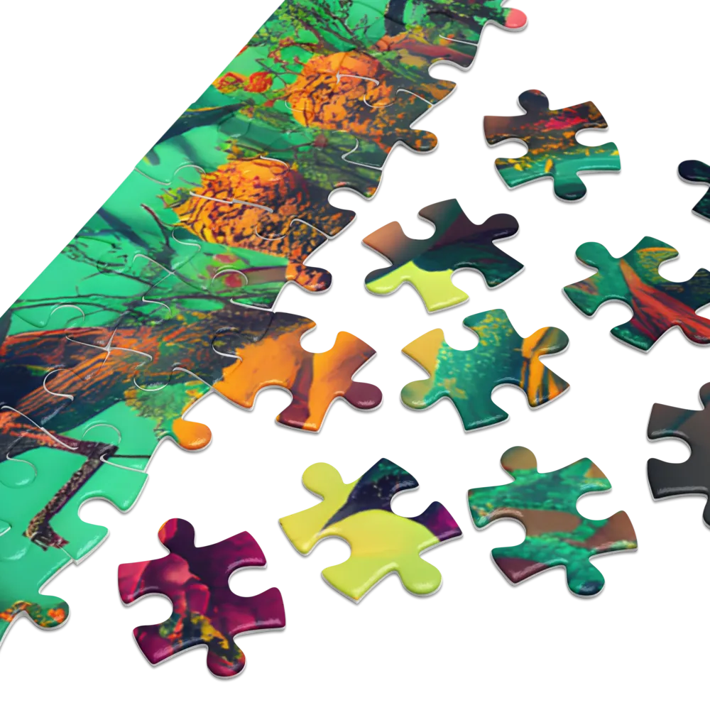 Nature's Embrace 
 Jigsaw Puzzle in Tin Box