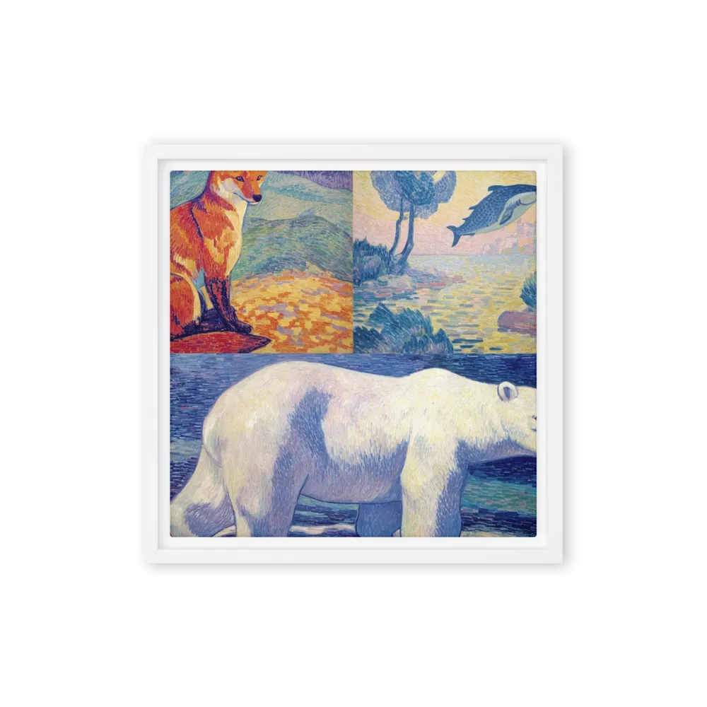 Wildlife Triptych in Motion | Art Print