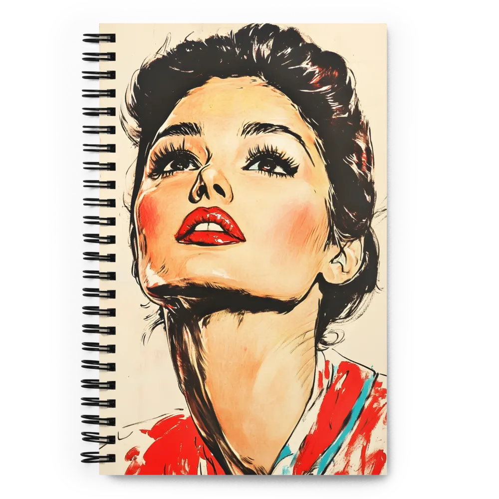 Retro Pop Gaze 
 Spiral Notebook | 140 pages