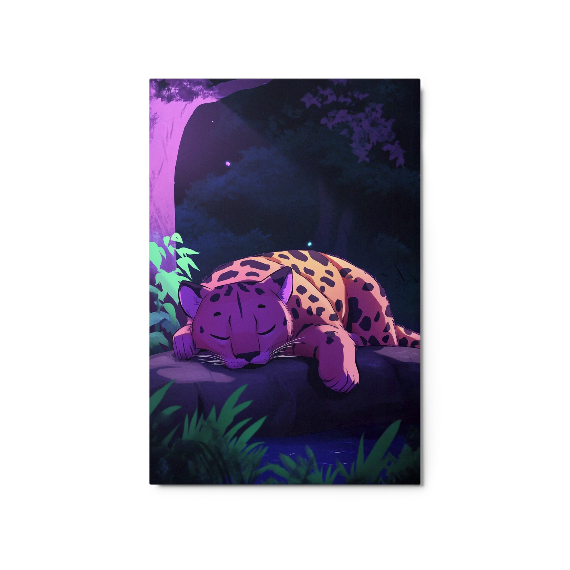 Sleeping Leopard in Jungle
