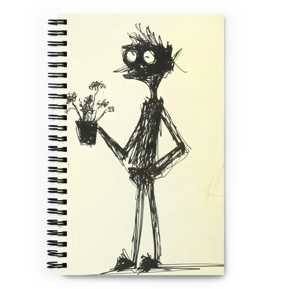 The Flower Giver 
 Spiral Notebook | 140 pages