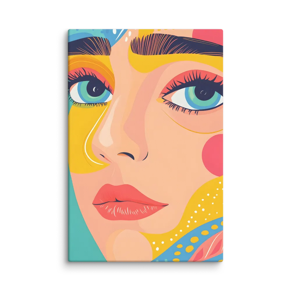 Vivid Gaze 
 Canvas | 40″x 60″