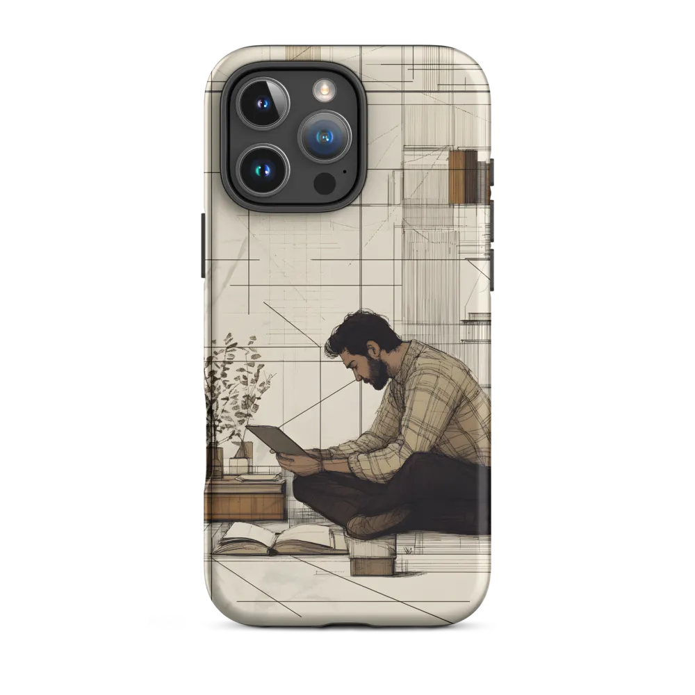 Quiet Reflections in Line | Phone Case