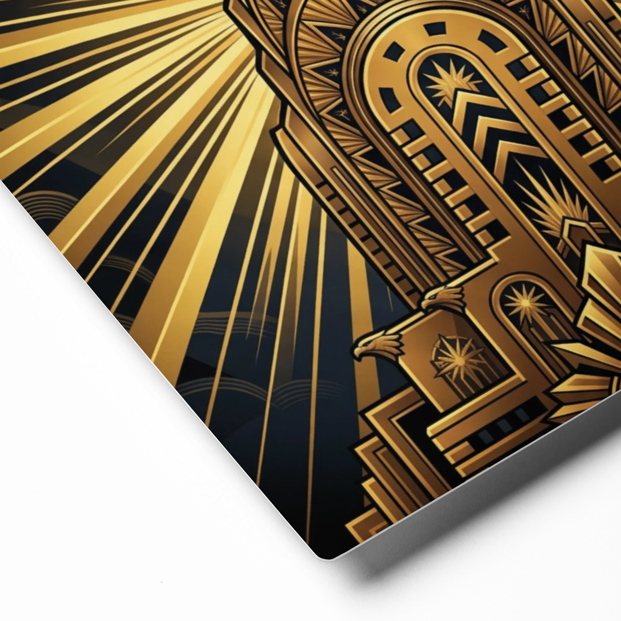 Golden Age Spire 
 Canvas | 12″x 12″