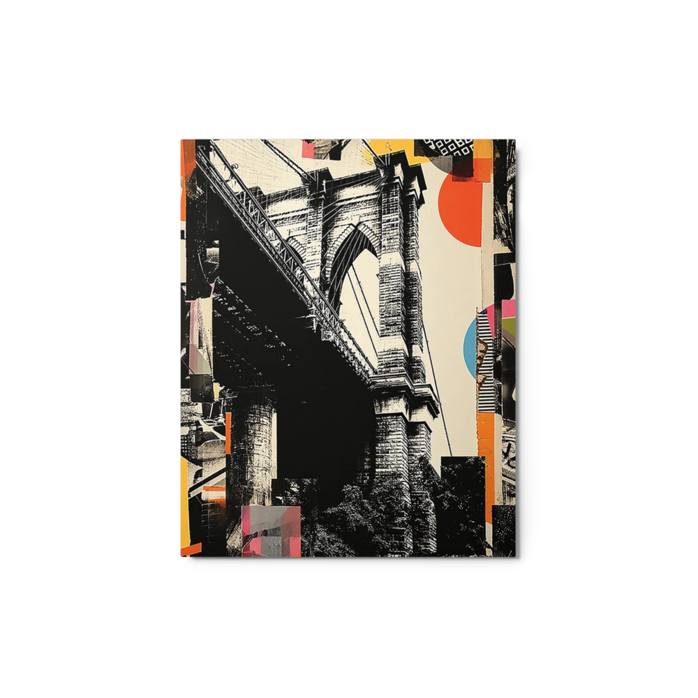 Brooklyn Bridge Abstract Collage