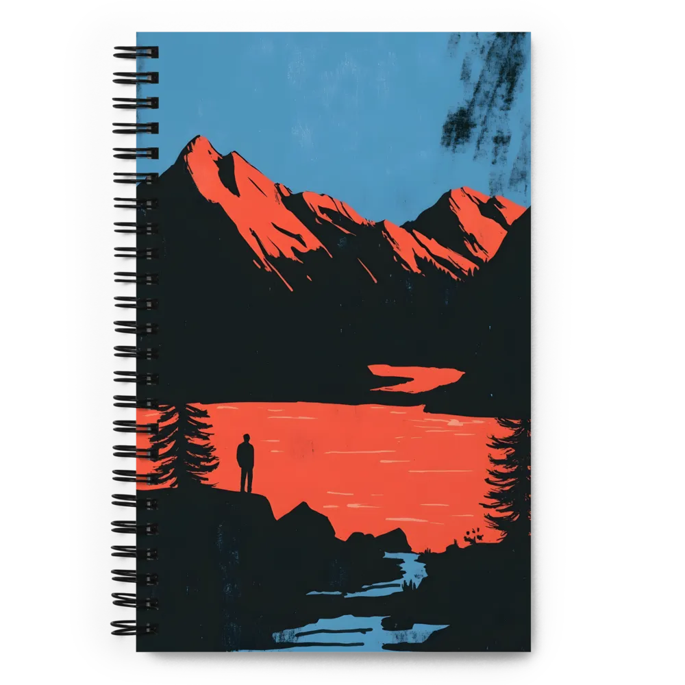 Solitude by the Red Lake 
 Spiral Notebook | 140 pages
