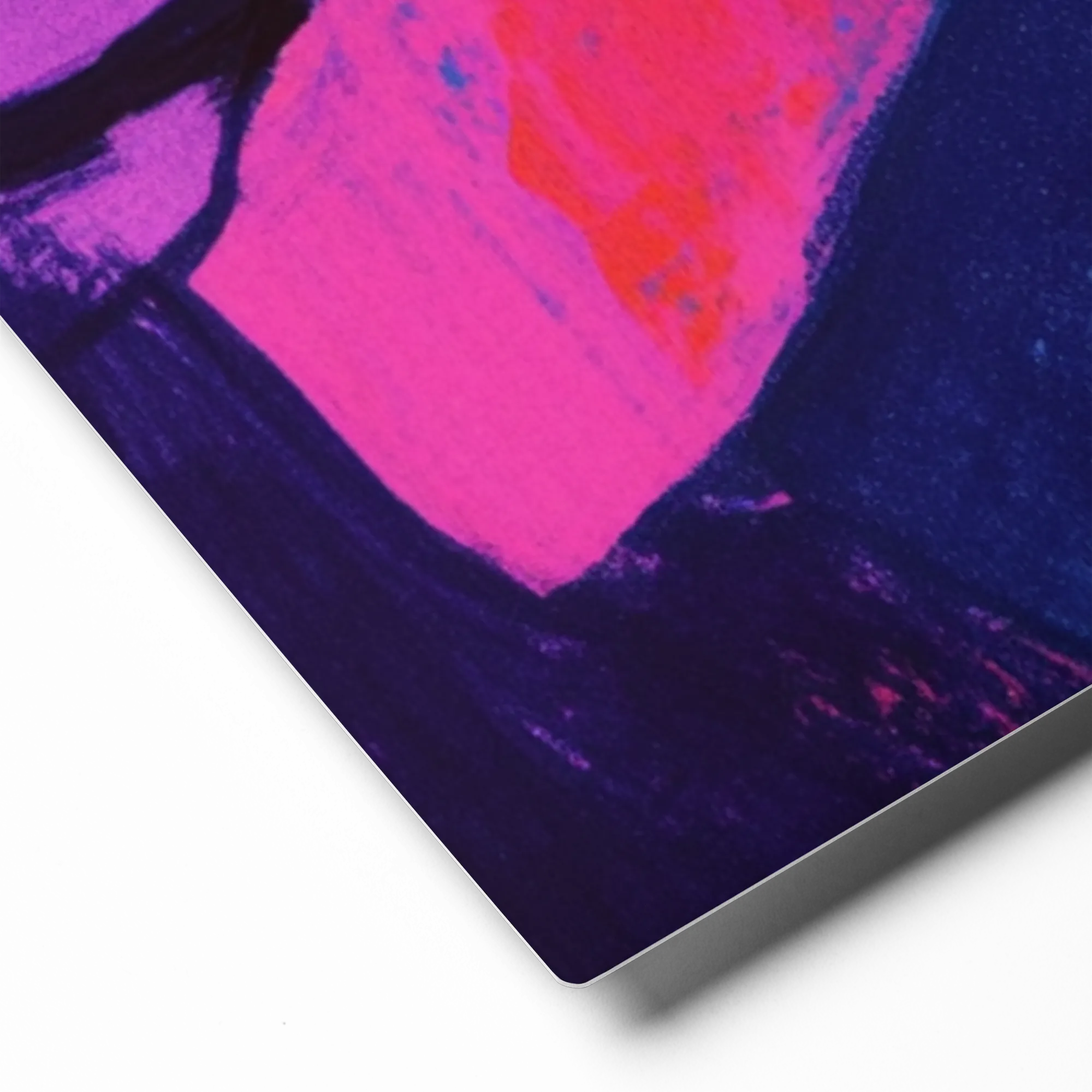 Dual Perspectives: A Vibrant Abstract Portrait | Art Print