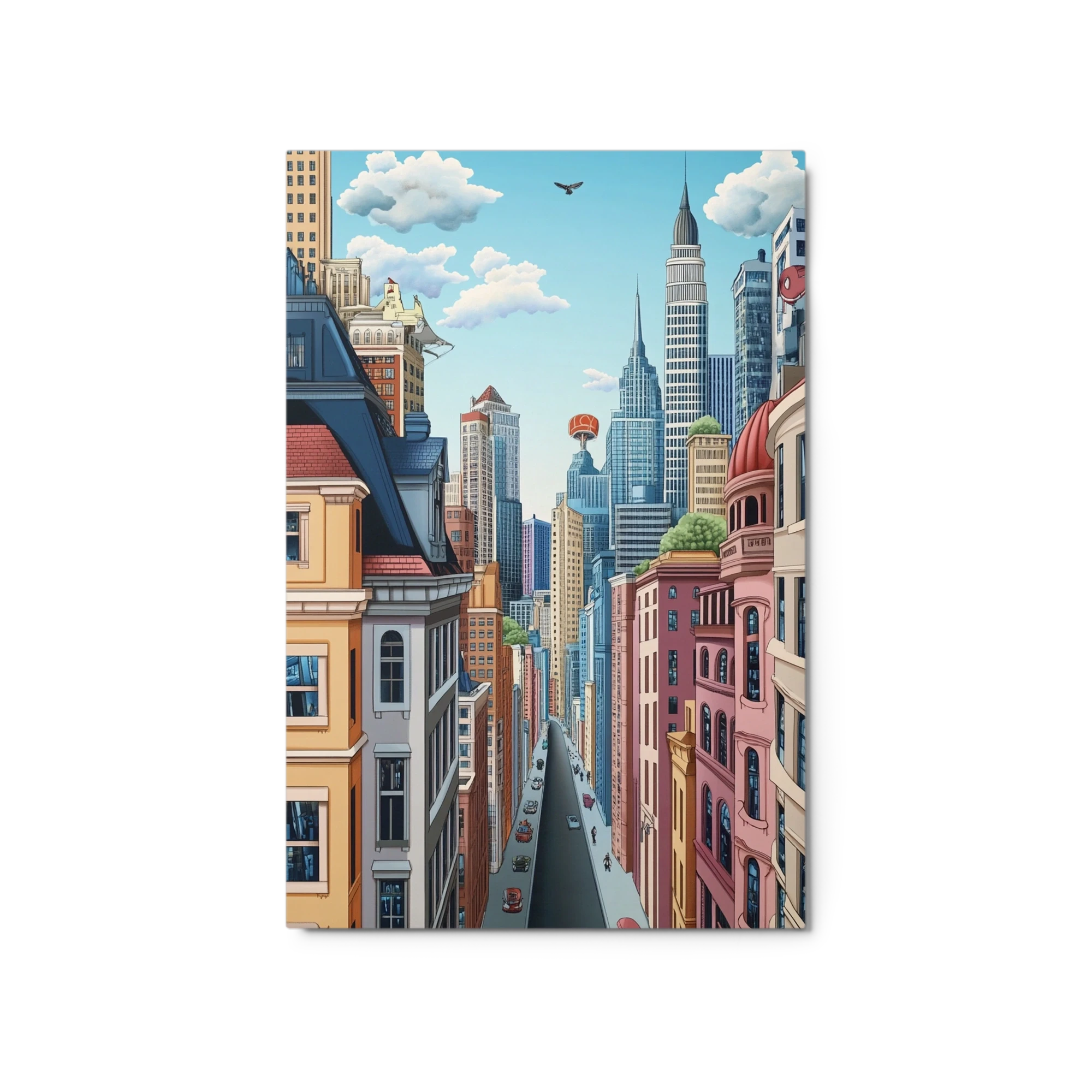 Vibrant Cityscape Illustration
