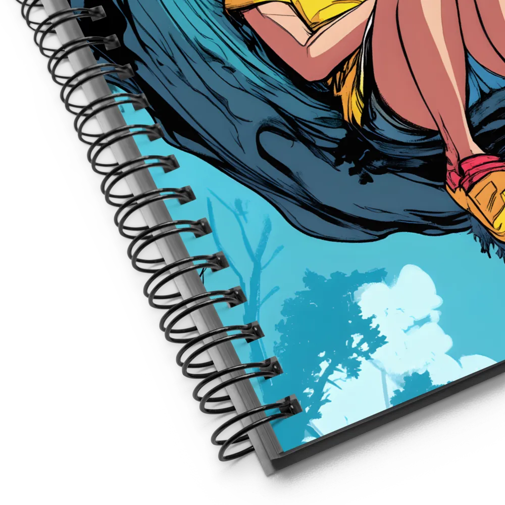 Tranquil Tree Nap 
 Spiral Notebook | 140 pages