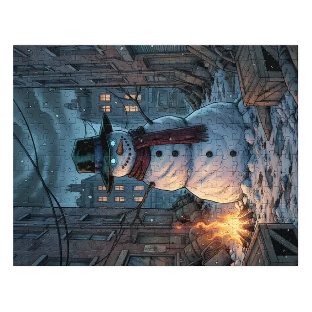 The Watchful Snowman | Jigsaw Puzzles