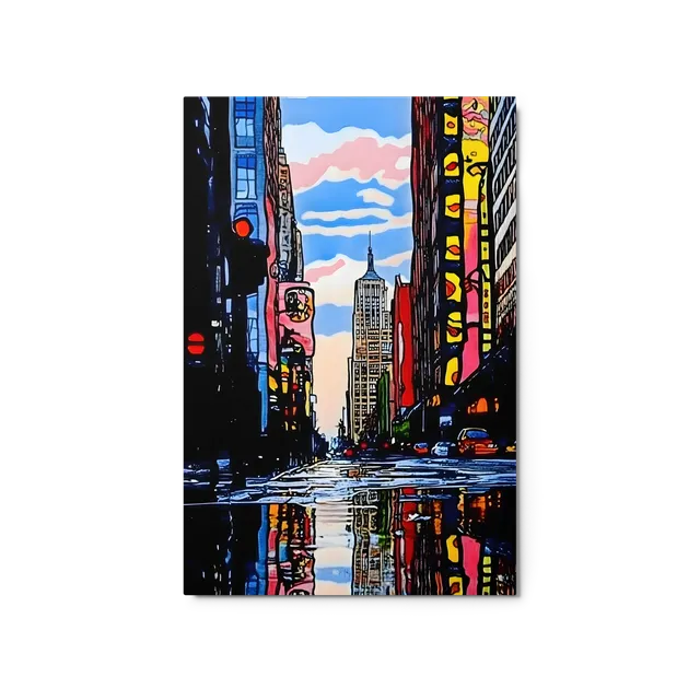 Vibrant Gotham Reflections | Art Print