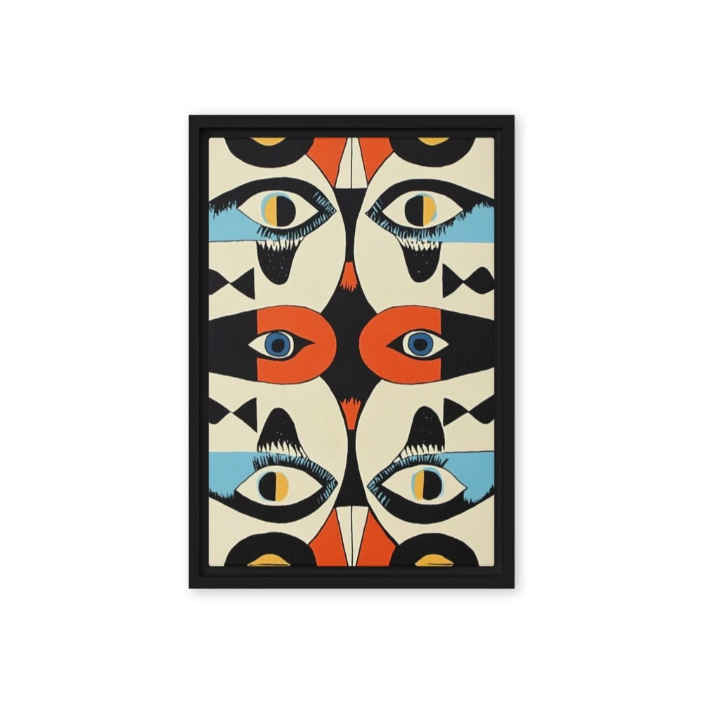 Abstract Eyes and Faces Design
