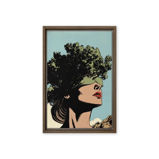 Tree-Haired Woman | Art Print