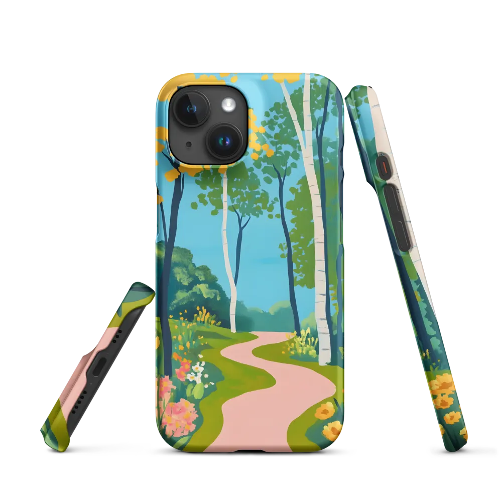 Vibrant Floral Landscape | Phone Case
