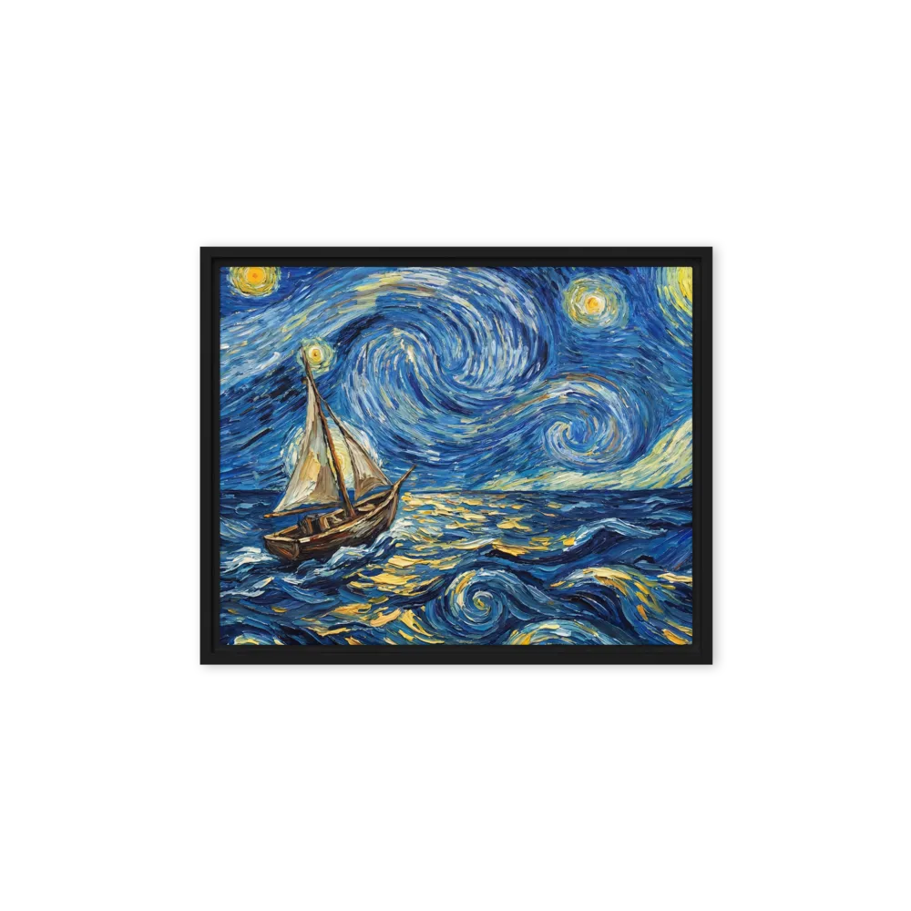 Van Gogh's Ocean Night 
 Art Print | 12″x 18″
