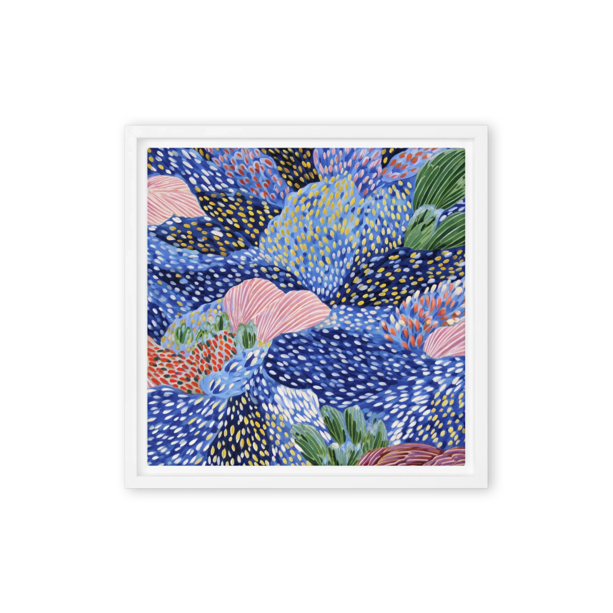 Flora in Pointillism