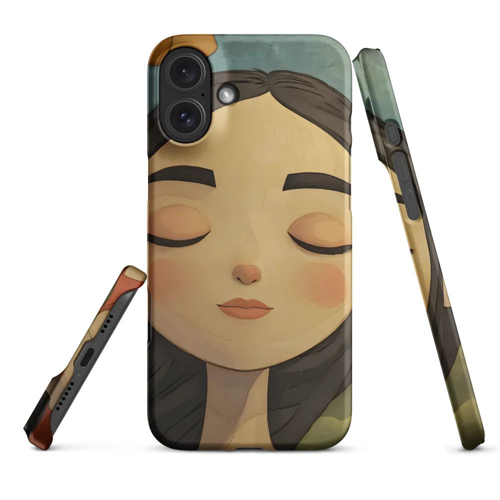 Serene Girl Portrait | Phone Case
