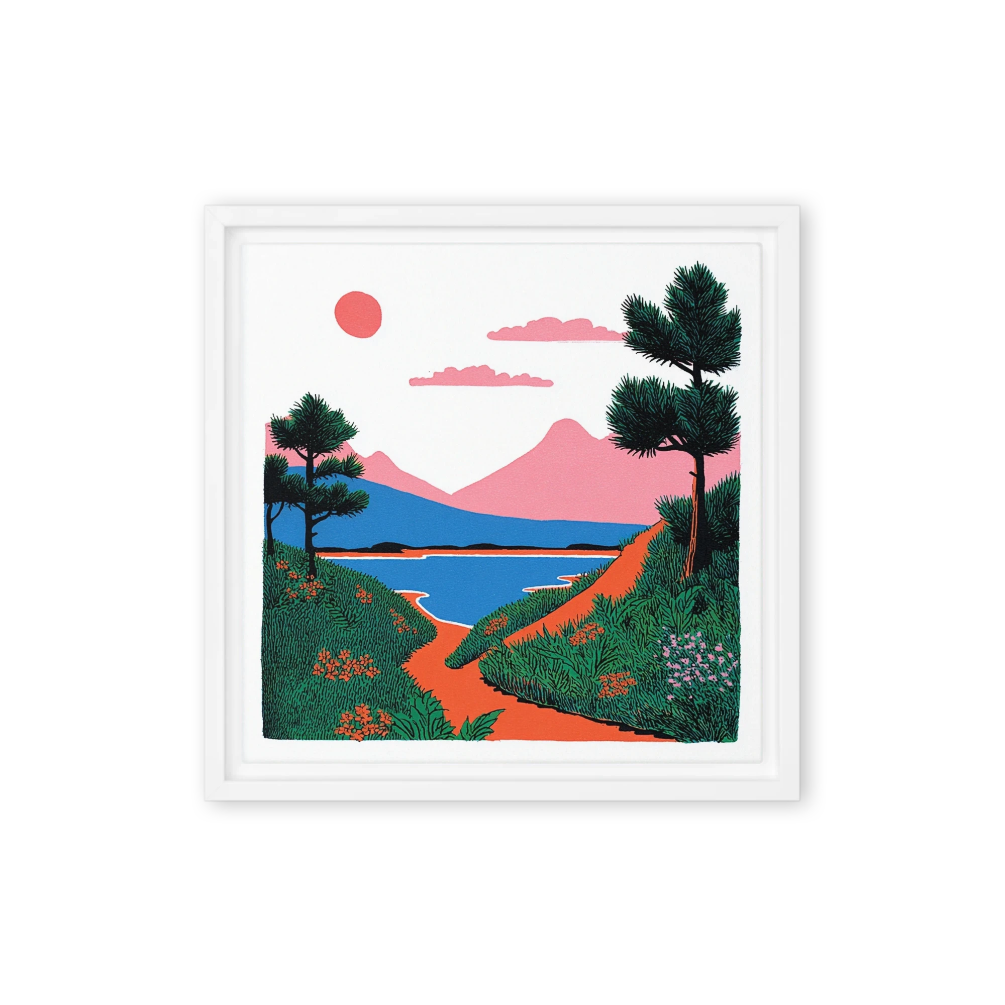 Pink Mountain Pathway