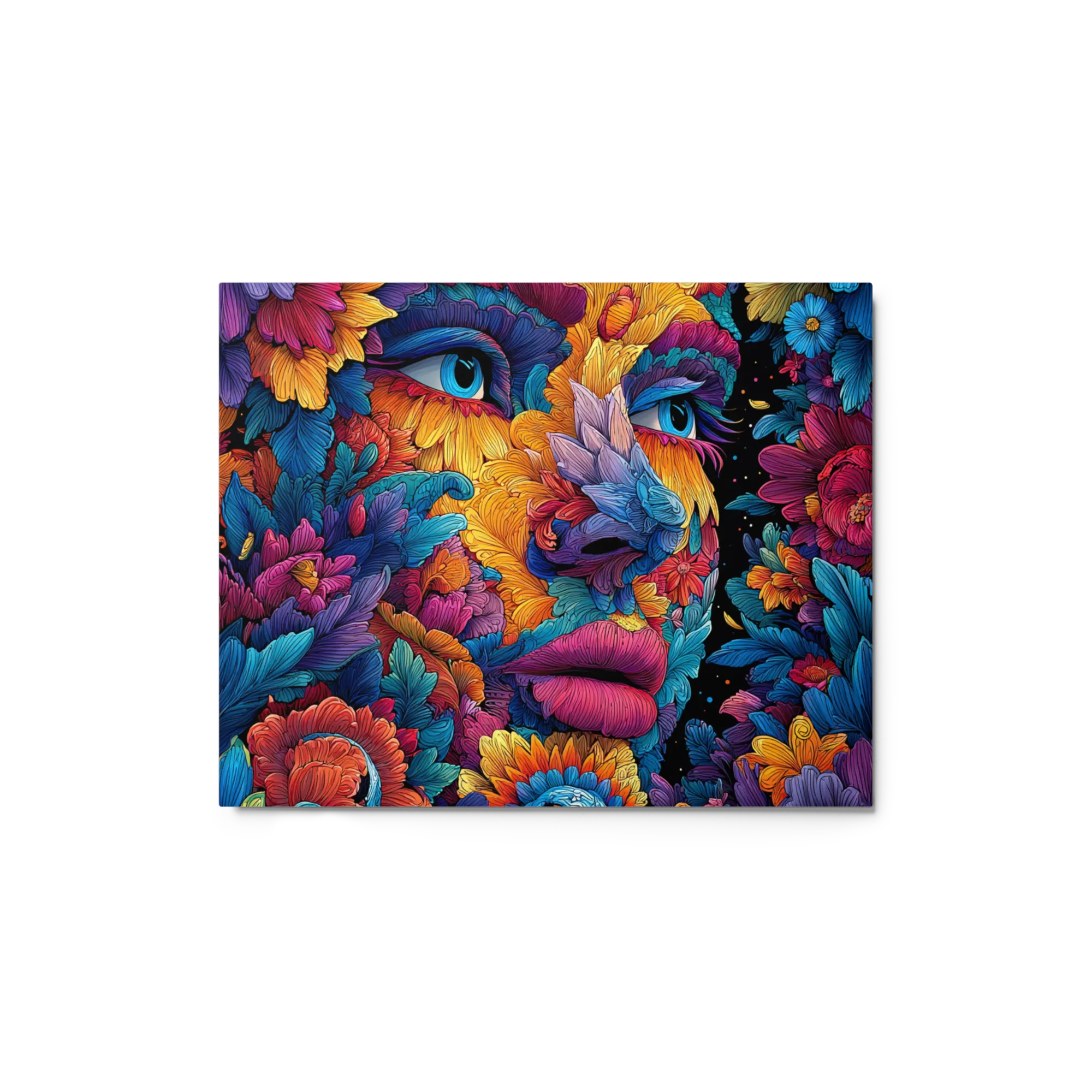 Art Nouveau Floral Portrait