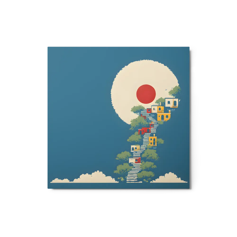 Ascending Village Dream | Art Print