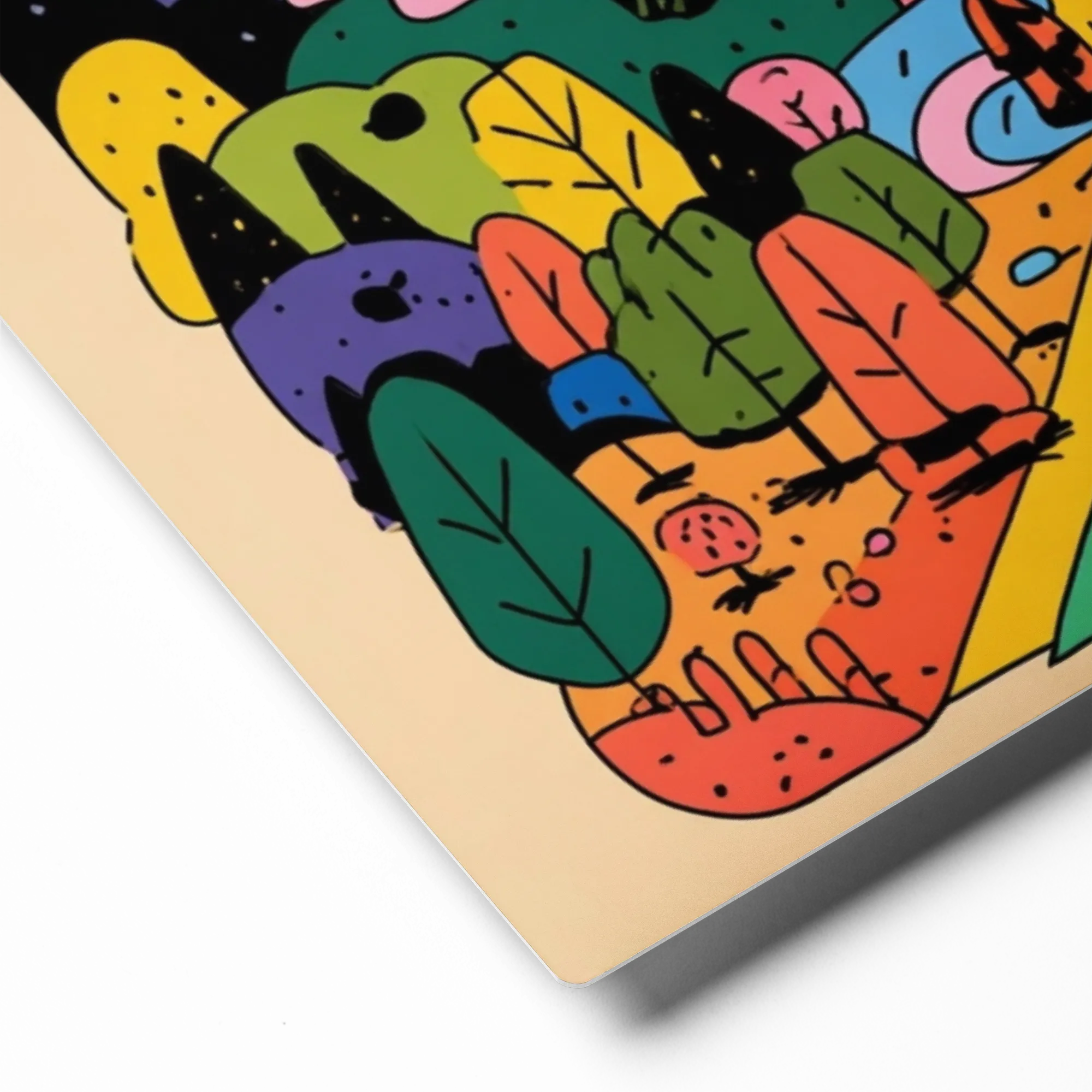 Rainbow Valley 
 Canvas | 10″x 10″