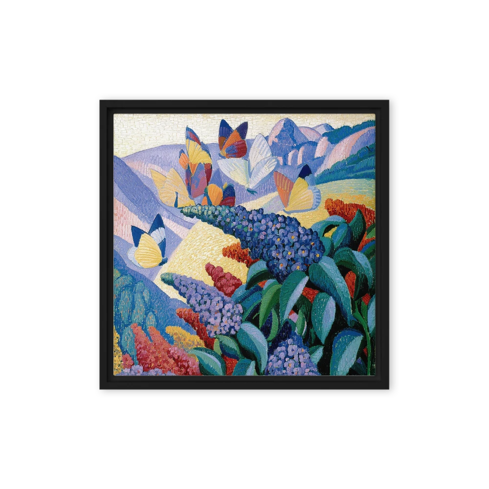 Butterflies in Alpine Landscape | Art Print