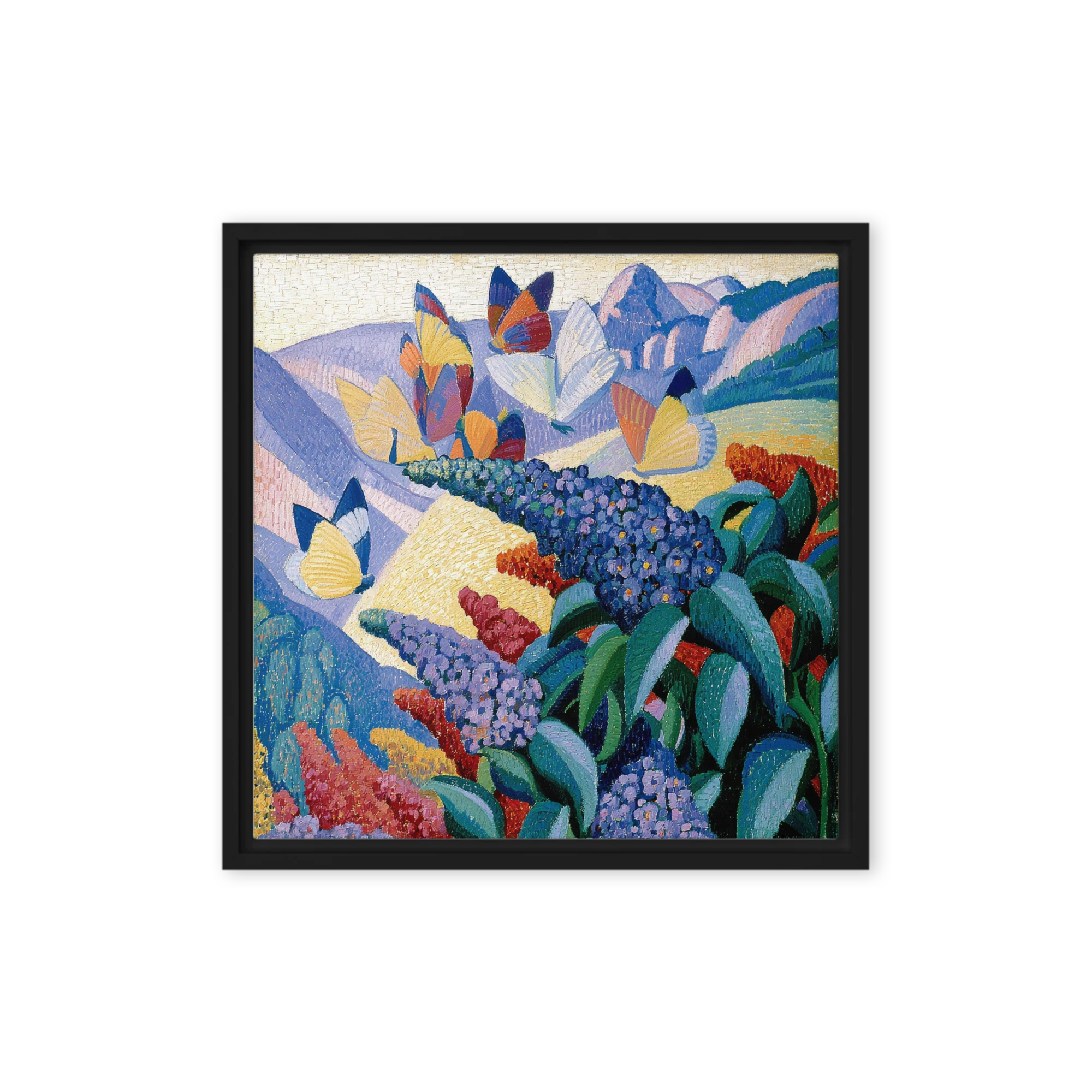 Butterflies in Alpine Landscape | Art Print