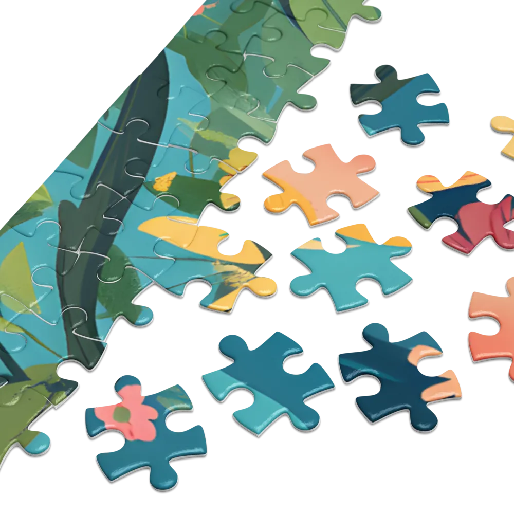 Contemplazione Floreale 
 Puzzle in scatola di metallo
