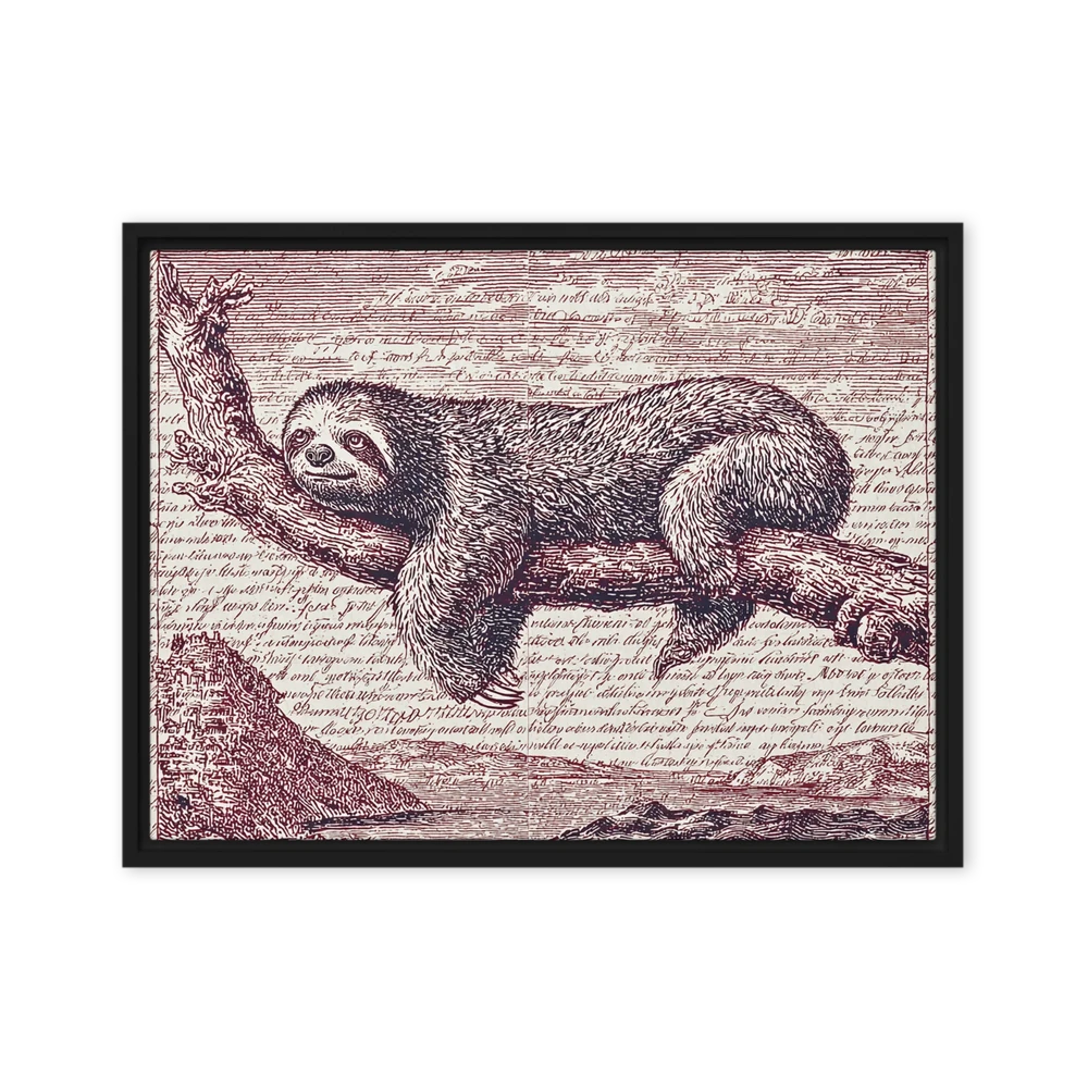 The Sleeping Sloth | Art Print