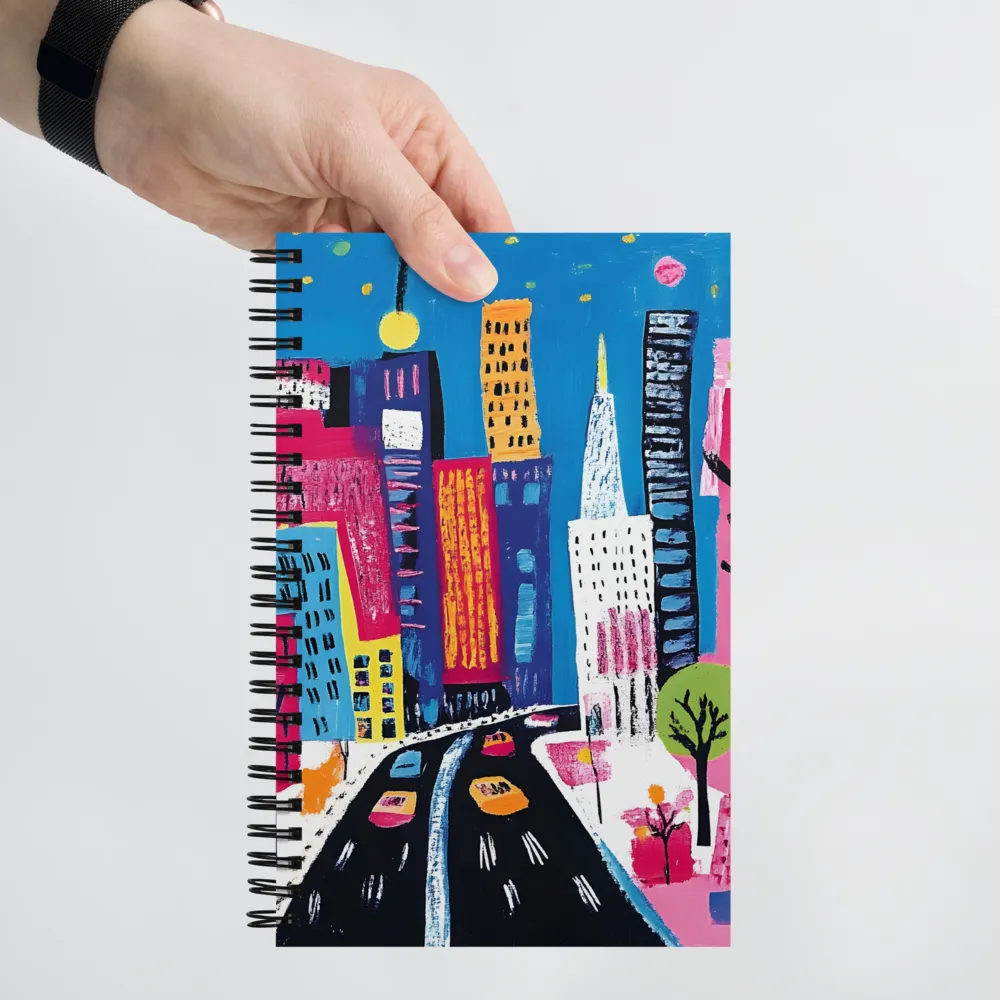 Urban Dreamscape Painting 
 Spiral Notebook | 140 pages
