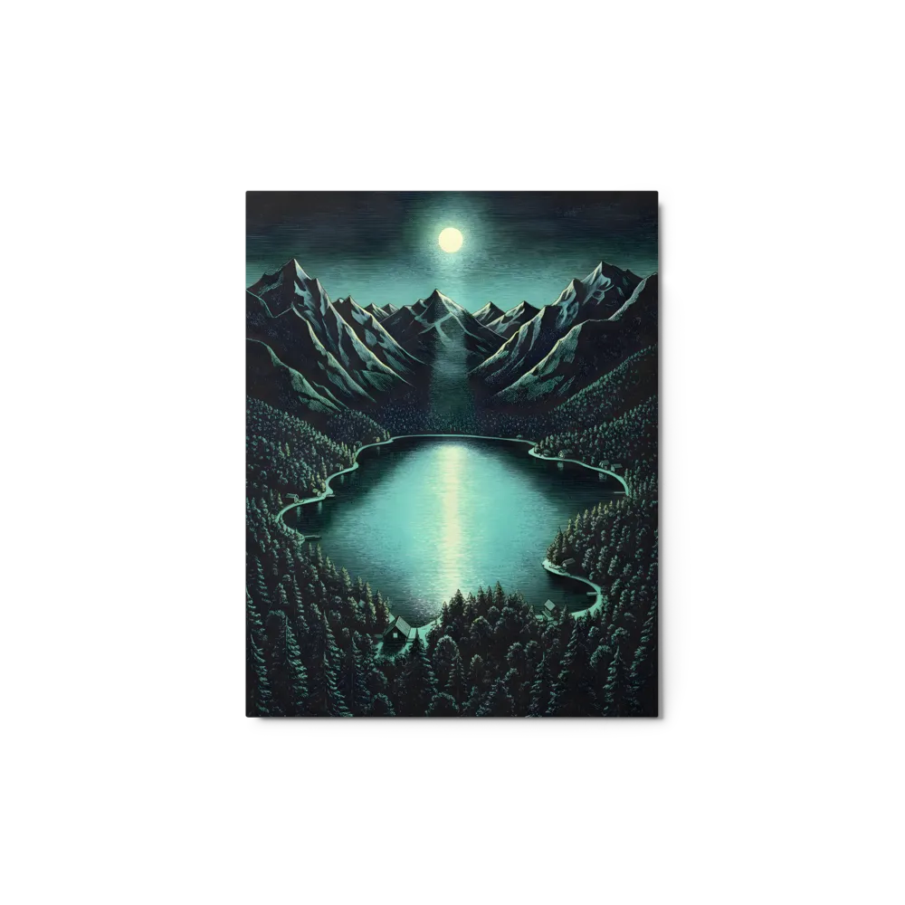 Tranquil Moonlit Lake