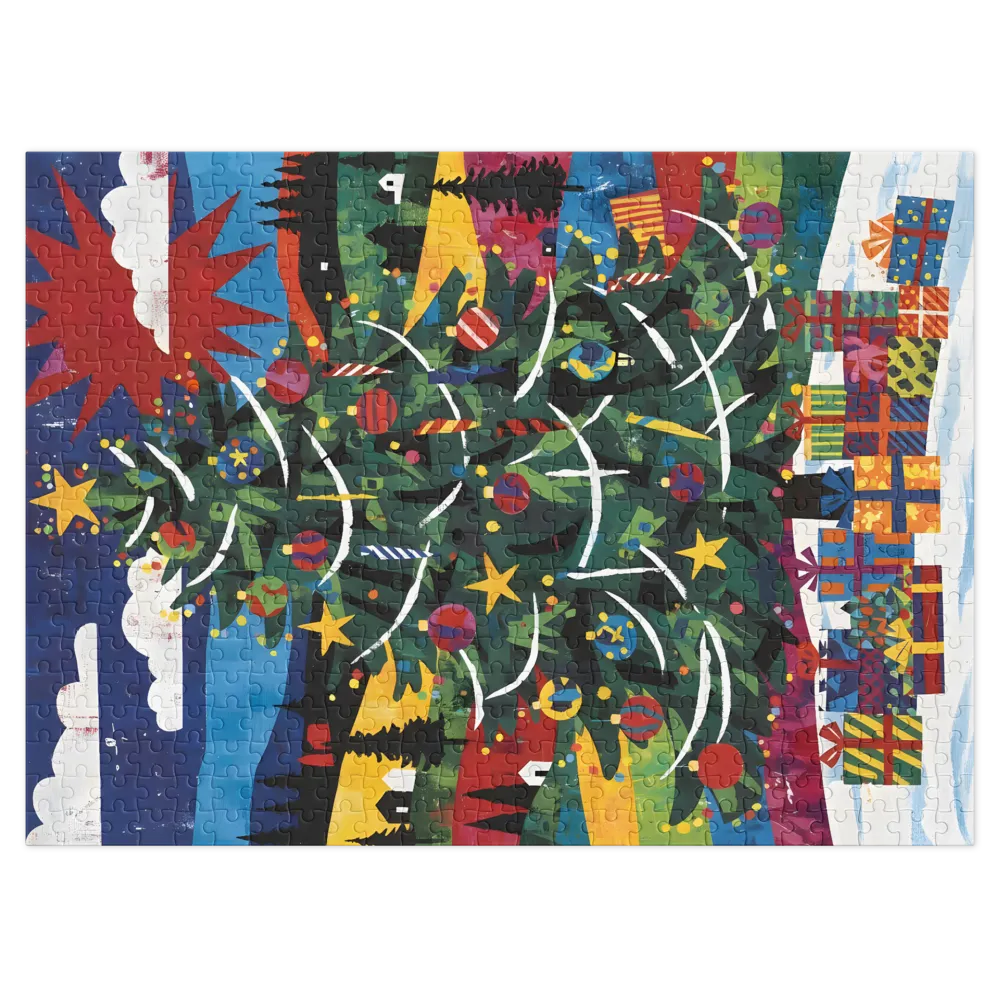 Colorful Christmas Tree | Jigsaw Puzzles