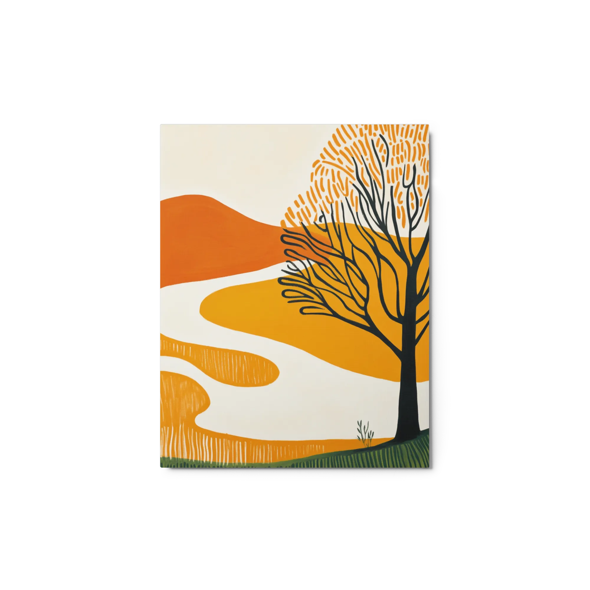 Abstract Landscape with Tree