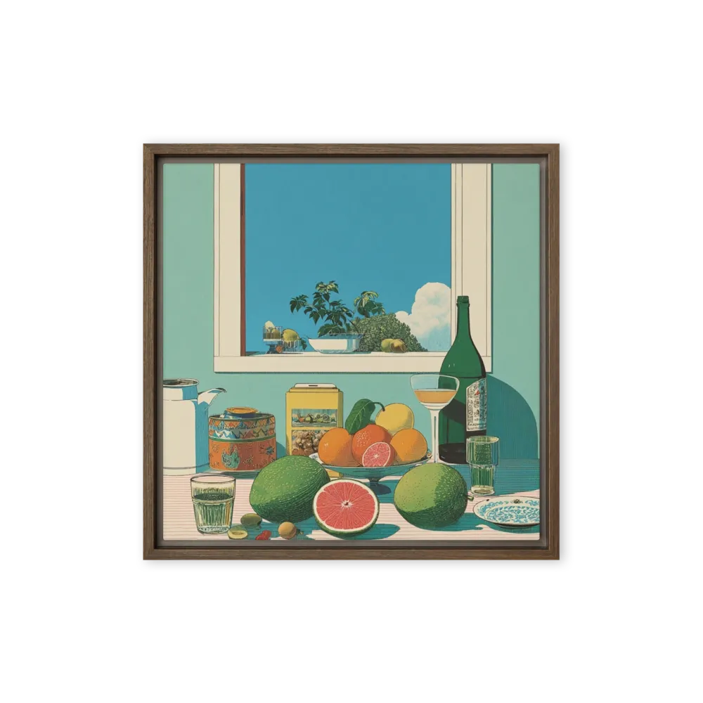 Still Life by the Blue Window | Art Print