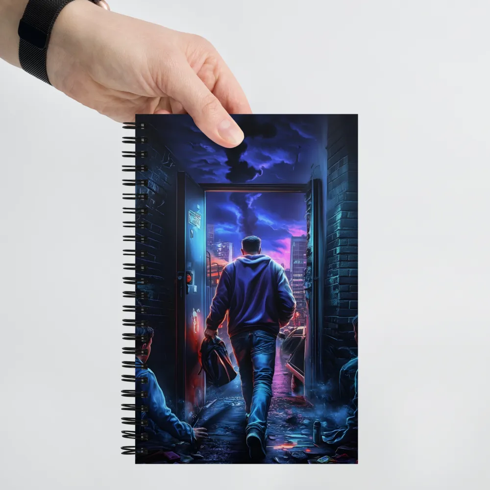 Gateway to the Neon City 
 Spiral Notebook | 140 pages