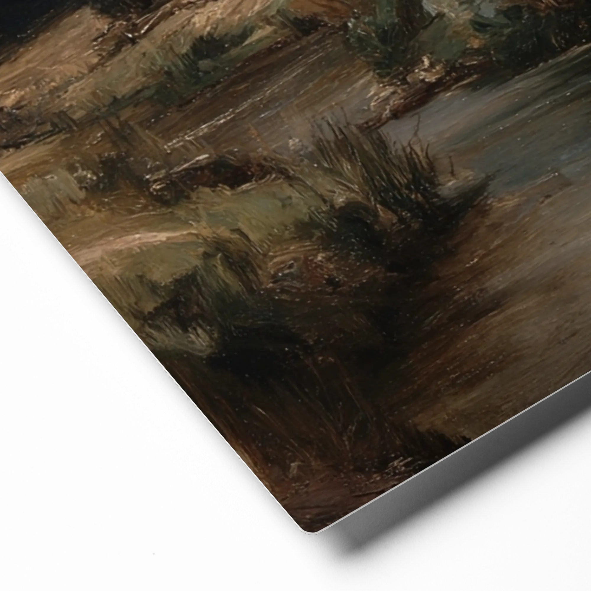 The Quiet Stream 
 Poster with Black Frame | 10″x 10″