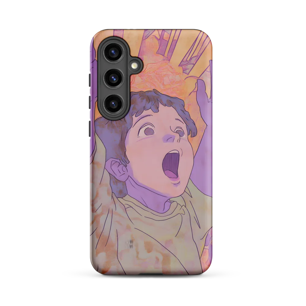 Expressive Child in Vibrant Colors | Phone Case