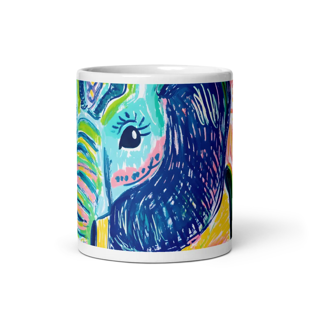 Striped Trunk — Elephant Portrait