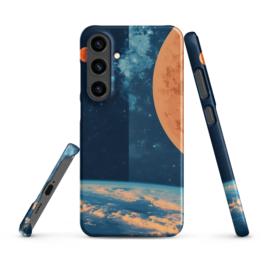 Cosmic Scene with Planets | Phone Case