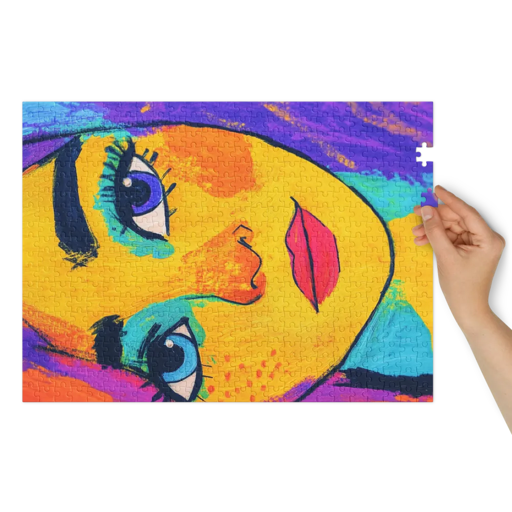 Neon Muse 
 Jigsaw Puzzle in Tin Box