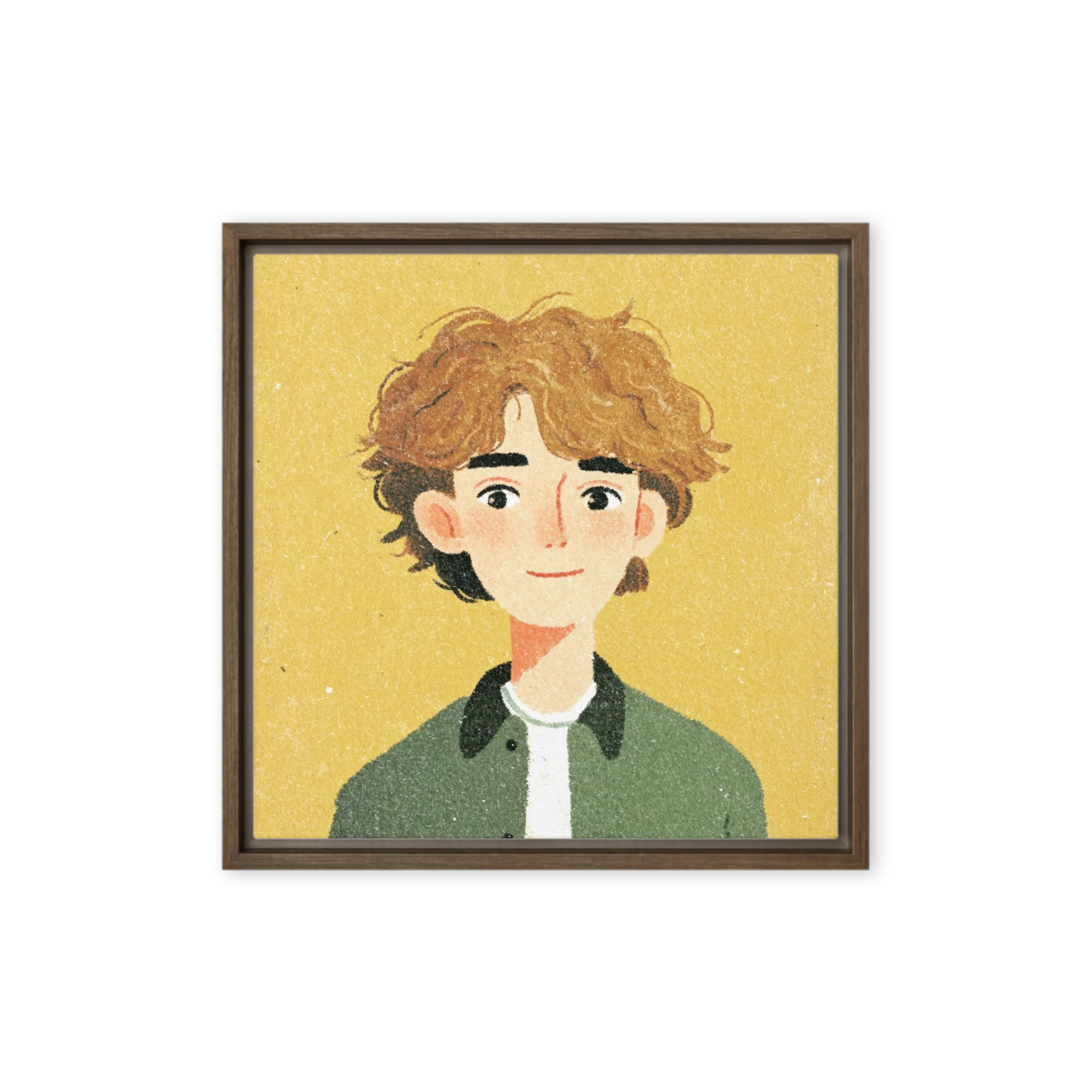 Boy with Curly Hair