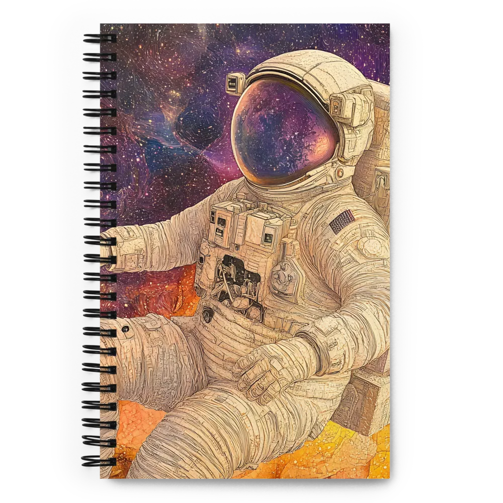 Cosmic Explorer Mosaic 
 Spiral Notebook | 140 pages
