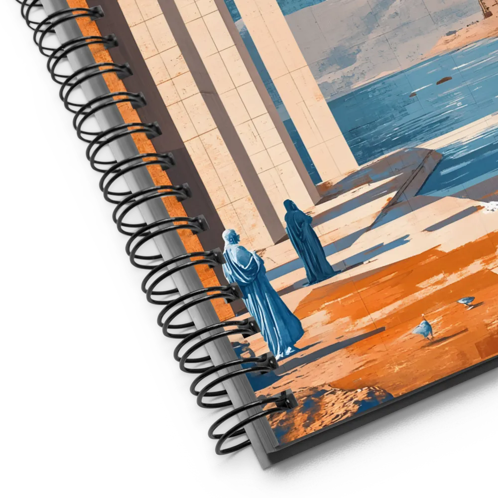 Fragmented Coastal Contemplation 
 Spiral Notebook | 140 pages