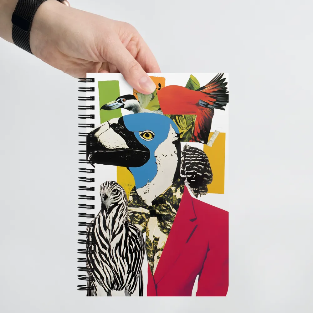 Avian Collage 
 Spiral Notebook | 140 pages