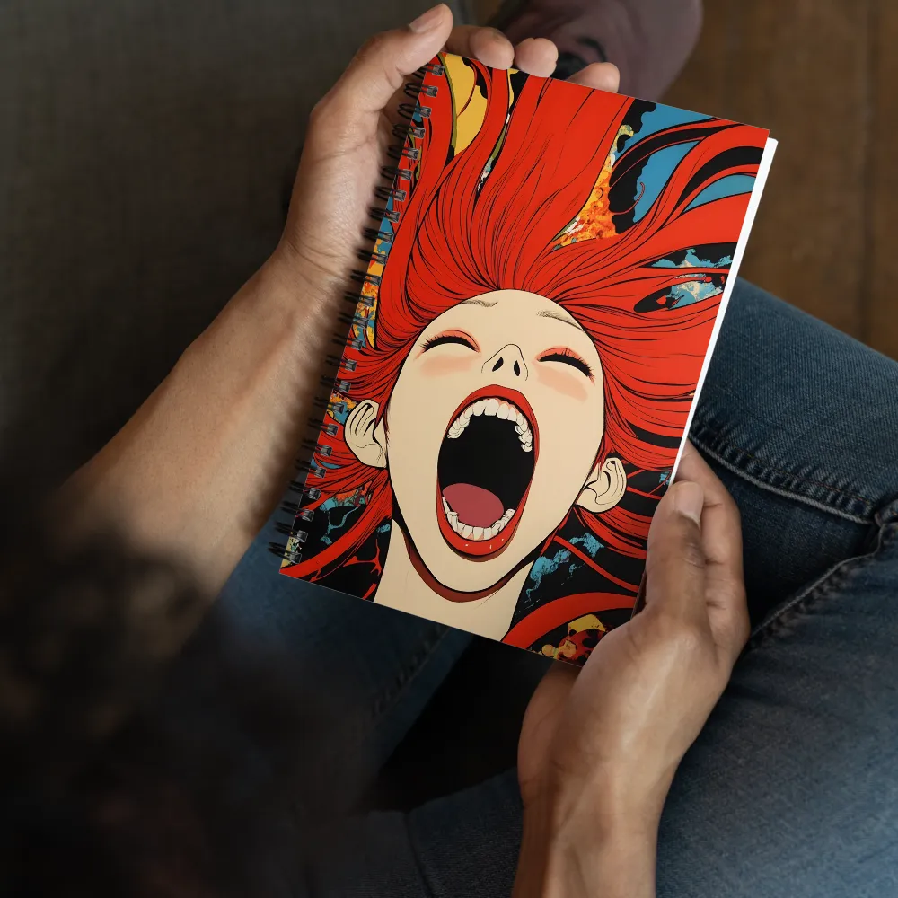 The Echoing Scream 
 Spiral Notebook | 140 pages