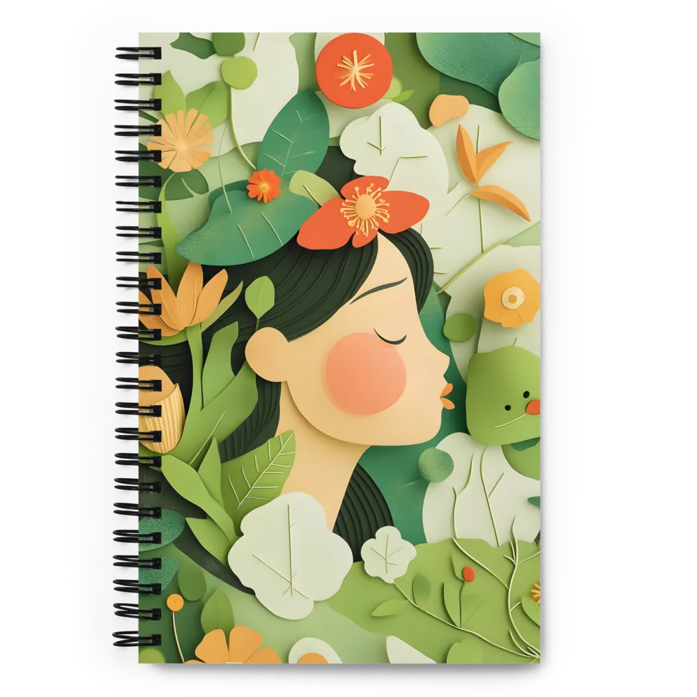 Botanical Serenity 
 Spiral Notebook | 140 pages