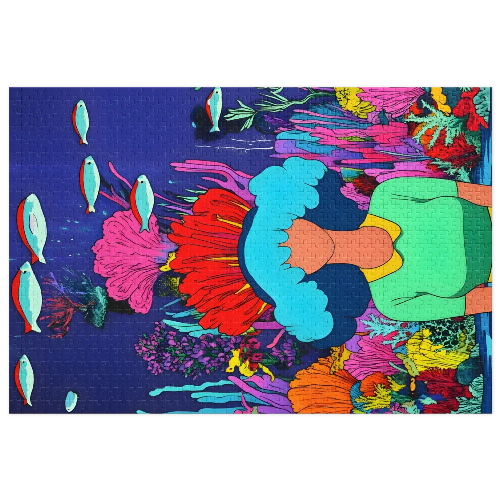 Serenidade de Coral 
 Puzzle em caixa de metal