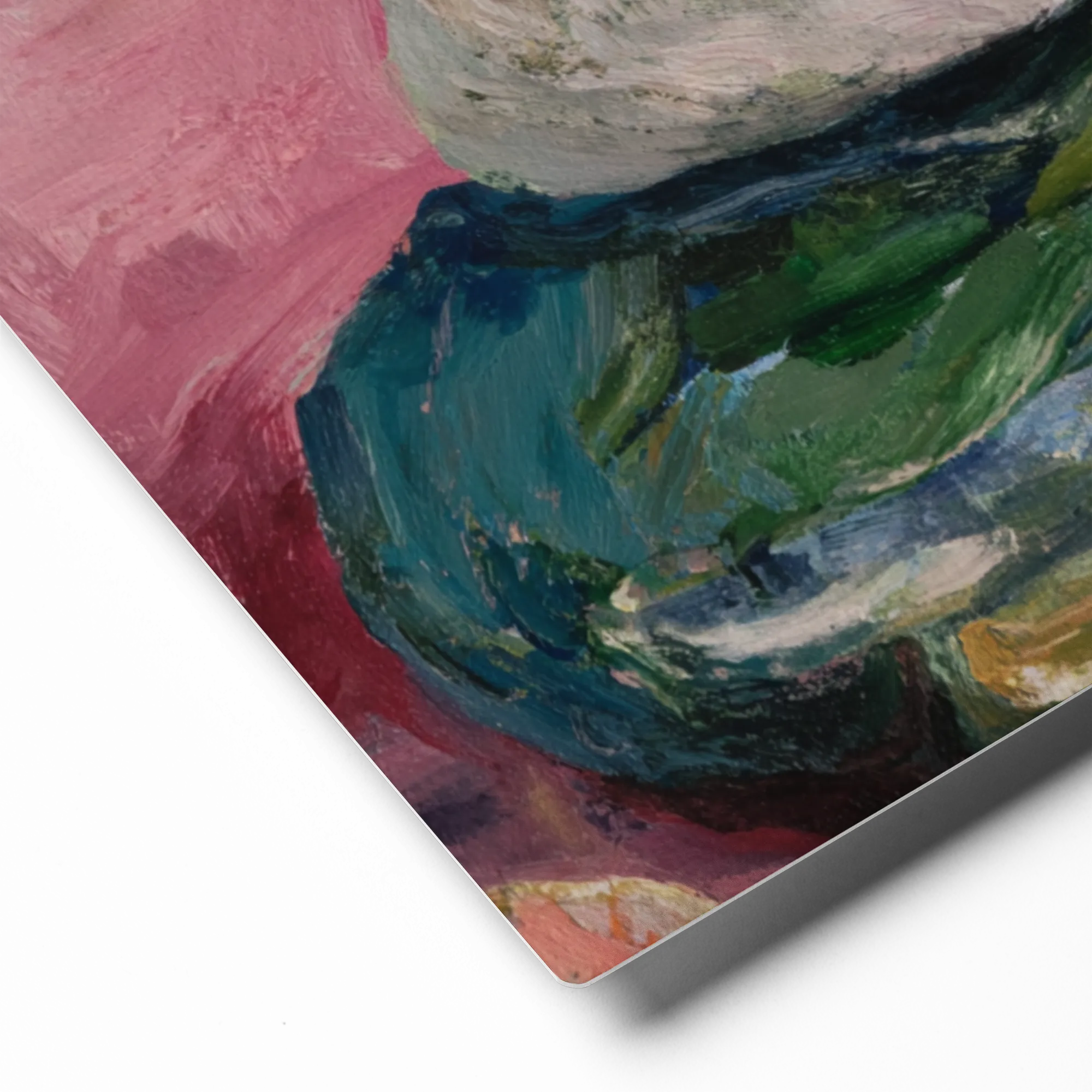 Balanced Cairn on Pink | Art Print