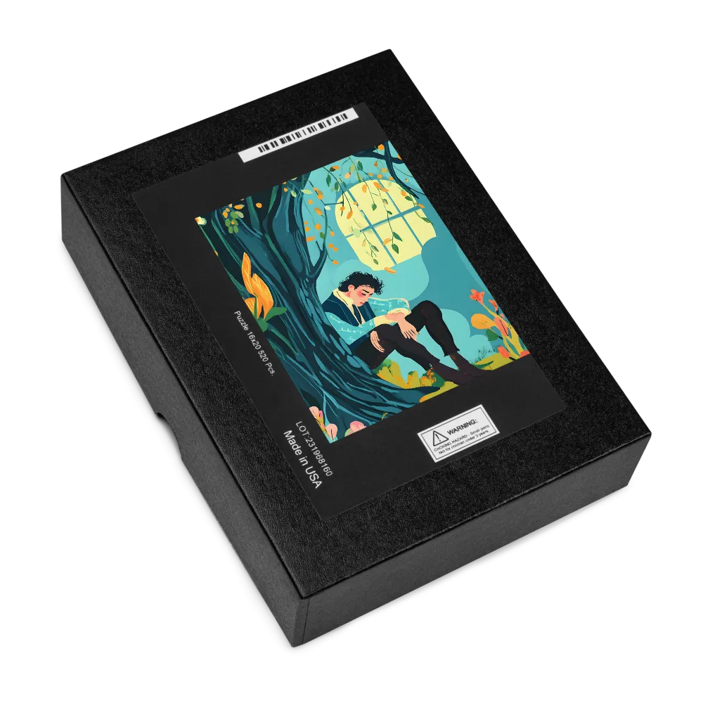 Solace in Shadows 
 Jigsaw Puzzle in Tin Box