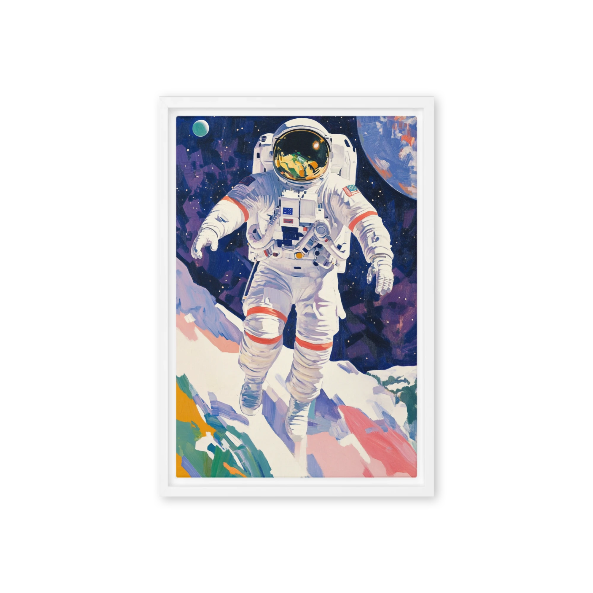 Astronaut Floating in Space